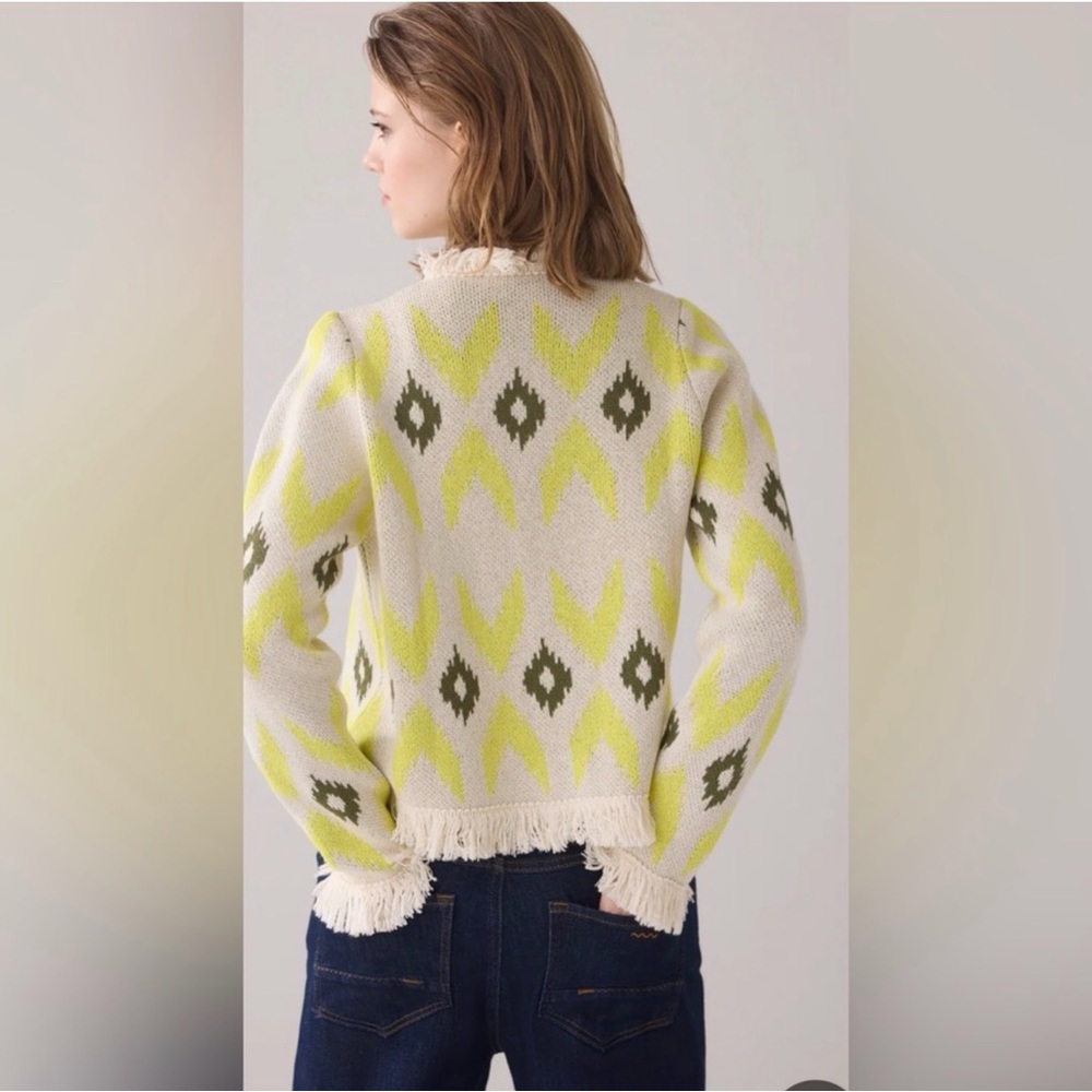 SUMMUM KNITTED JACKET WITH IKAT JACQUARD - Picture 5 of 6